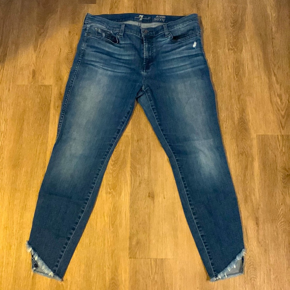 7 for All Mankind jeans I got these on here love the style but they are too big.